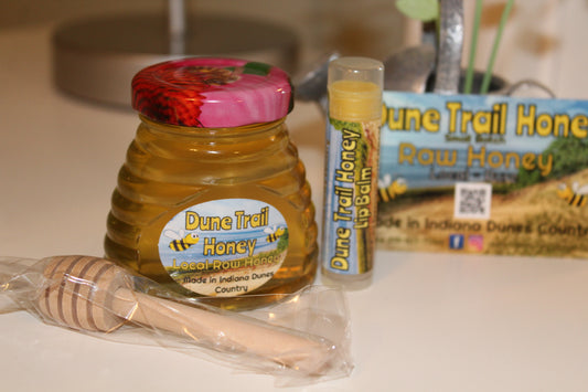 Raw Honey and Lip Balm Gift set